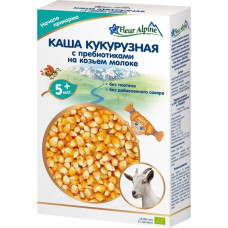 Каша на козьем молоке Органик 200г Fleur Alpine Кукурузная с пребиотиками