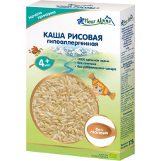 Каша без молока Fleur Alpine Рисовая гипоаллергенная