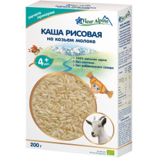 Каша на козьем молоке Органик 200г Fleur Alpine Рисовая