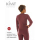 Комплект детского термобелья (лонгслив и кальсоны) 675 AW24, 00055, Kivat 116